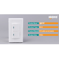 Igoto B513 2-Gang Touch Wall Light Switch for Smart Home System